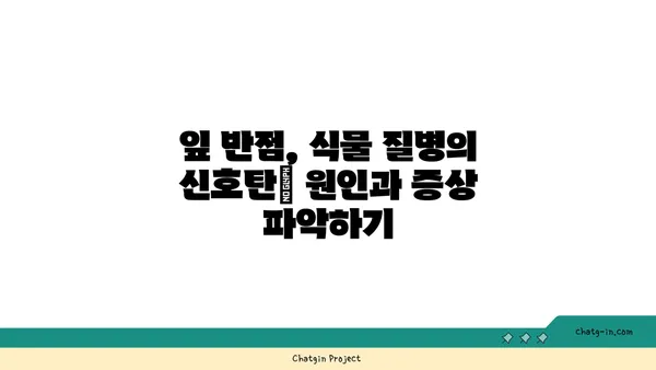 잎에 반점이 생기는 병 종류| 식물 질병 진단 가이드 | 식물 병해, 잎 반점, 식물 질병 관리