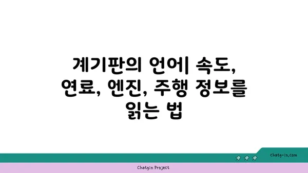 자동차 계기판 읽기 101| 초보 운전자를 위한 완벽 가이드 | 계기판 해석, 자동차 정보, 운전 팁