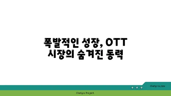 OTT 시장의 혁명| 성장 동력과 경쟁자 분석 | 2023년 글로벌 시장 현황 및 미래 전망