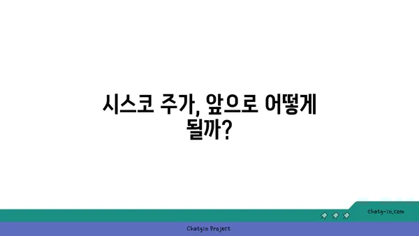 시스코 주식 분석| 투자 가치 평가 및 전망 | 시스코, 주식 분석, 투자 전략, 가치 평가