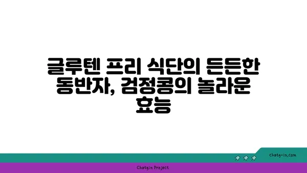 검정콩으로 글루텐 프리 식단 완벽 가이드| 과학적으로 입증된 7가지 대안 | 글루텐 프리, 검정콩 레시피, 건강 식단