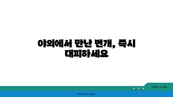 번개 치는 날 안전하게 대처하는 방법 | 안전, 번개, 천둥, 폭풍, 대피