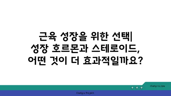 성장 호르몬과 스테로이드| 당신이 알아야 할 핵심 차이점 | 건강, 근육, 운동, 부작용, 비교