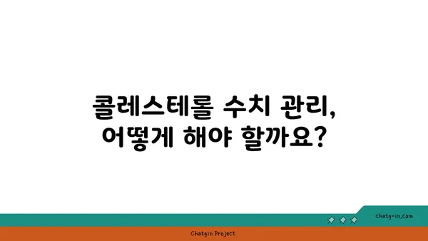 콜레스테롤 수치 변동의 비밀| 원인과 영향 그리고 관리법 | 건강, 심혈관 질환, 콜레스테롤 관리