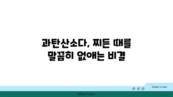 과탄산소다의 놀라운 세제 효과| 찌든 때를 말끔히 없애는 10가지 활용법 | 세척, 천연 세제, 친환경, 청소 팁