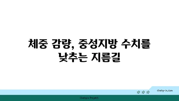 체중 감량이 중성지방 수치에 미치는 영향| 건강한 변화를 위한 가이드 | 체중 감량, 중성지방, 건강 관리, 팁