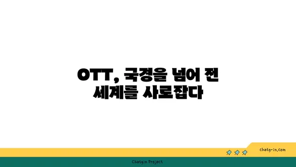 OTT의 글로벌 영향력| 국제적 범위 확장과 시장 경쟁 | OTT, 글로벌 시장, 스트리밍 서비스, 콘텐츠 경쟁