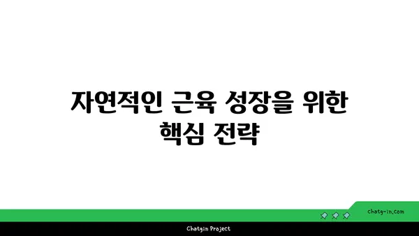 스테로이드 없이 근육 키우기| 자연적인 근성장을 위한 7가지 효과적인 방법 | 운동, 영양, 보충제, 근육량 증가