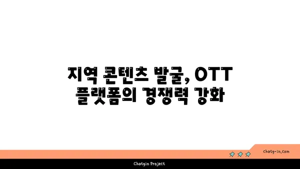 OTT 플랫폼의 지역 콘텐츠| 다양성과 대표성 향상을 위한 전략 | 지역 콘텐츠, OTT, 다양성, 대표성, 플랫폼 전략