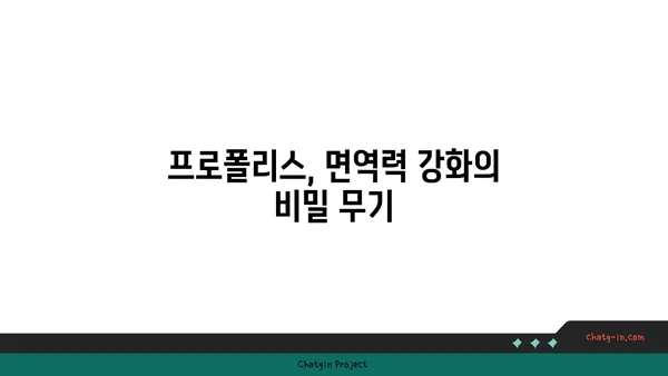 프로폴리스, 일상생활 속 건강 지킴이| 건강과 삶의 질 향상 위한 활용법 | 천연 항균, 면역력 증진, 프로폴리스 효능, 활용 방법