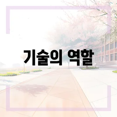 기술의 역할