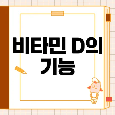 비타민 D의 기능
