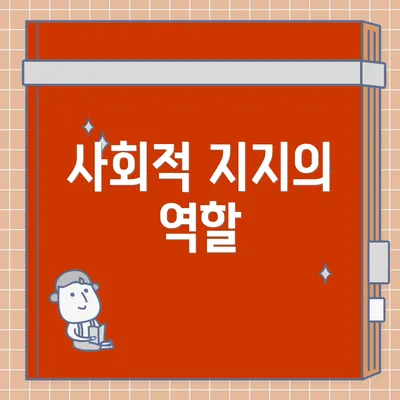 사회적 지지의 역할