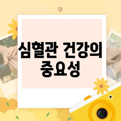 심혈관 건강의 중요성