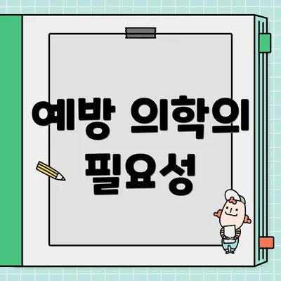 예방 의학의 필요성