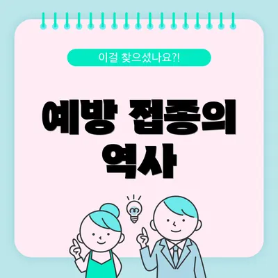 예방 접종의 역사