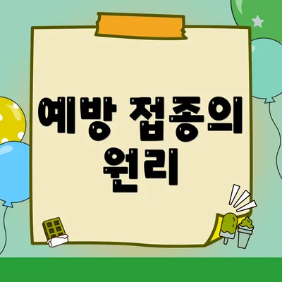 예방 접종의 원리