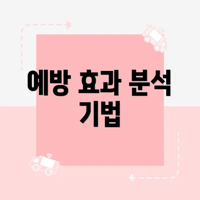 예방 효과 분석 기법
