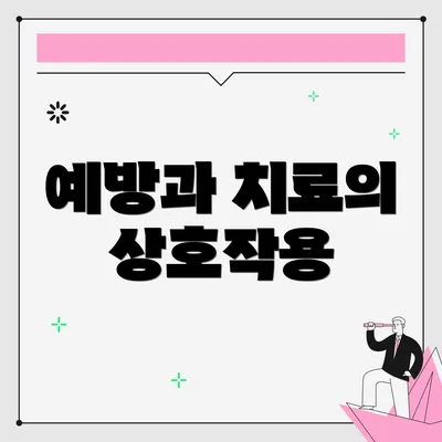 예방과 치료의 상호작용