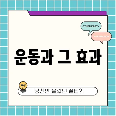 운동과 그 효과