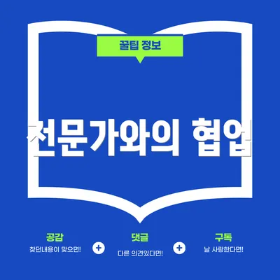 전문가와의 협업