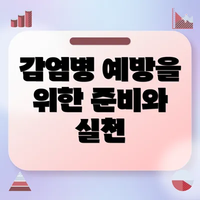 감염병 예방을 위한 준비와 실천