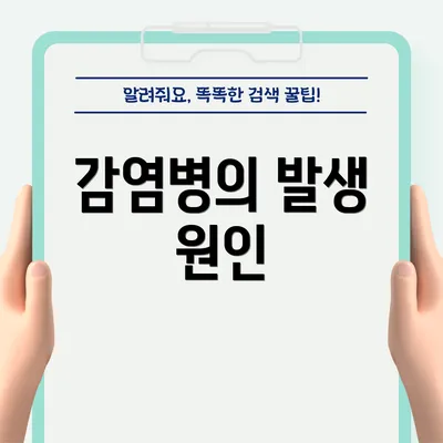 감염병의 발생 원인