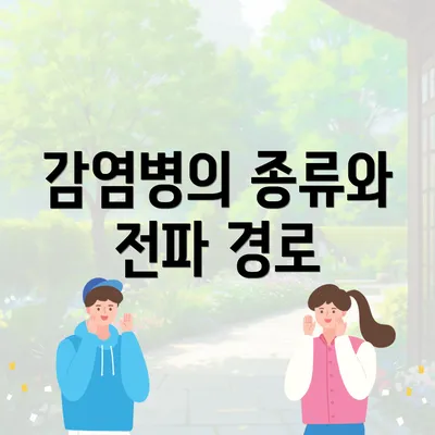 감염병의 종류와 전파 경로
