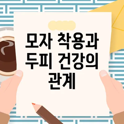 모자 착용과 두피 건강의 관계