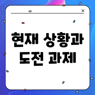 현재 상황과 도전 과제