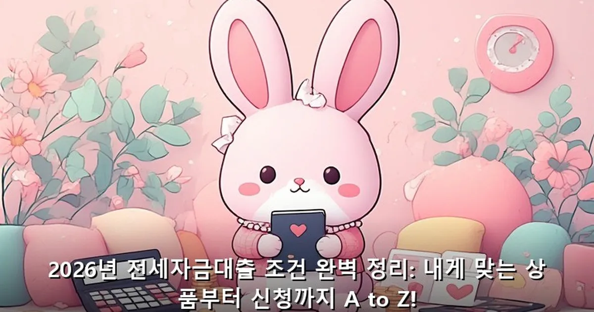 전세자금대출 조건 - bbchu12.co.kr 캐릭터