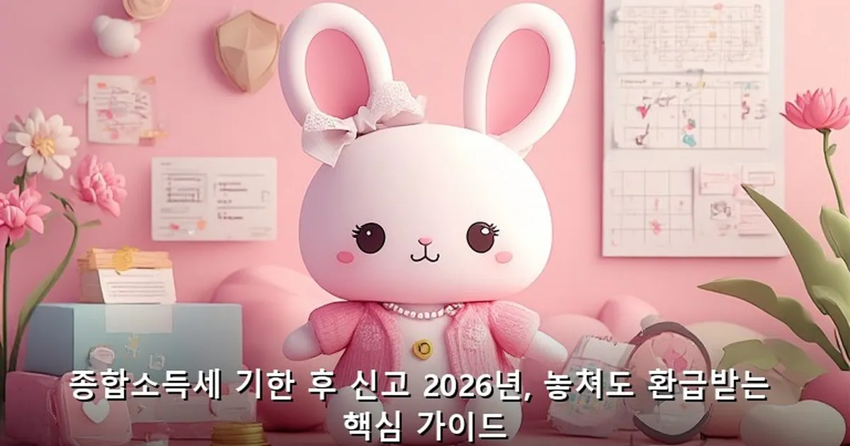 종합소득세 신고 기한 후 신고 - bbchu12.co.kr 캐릭터