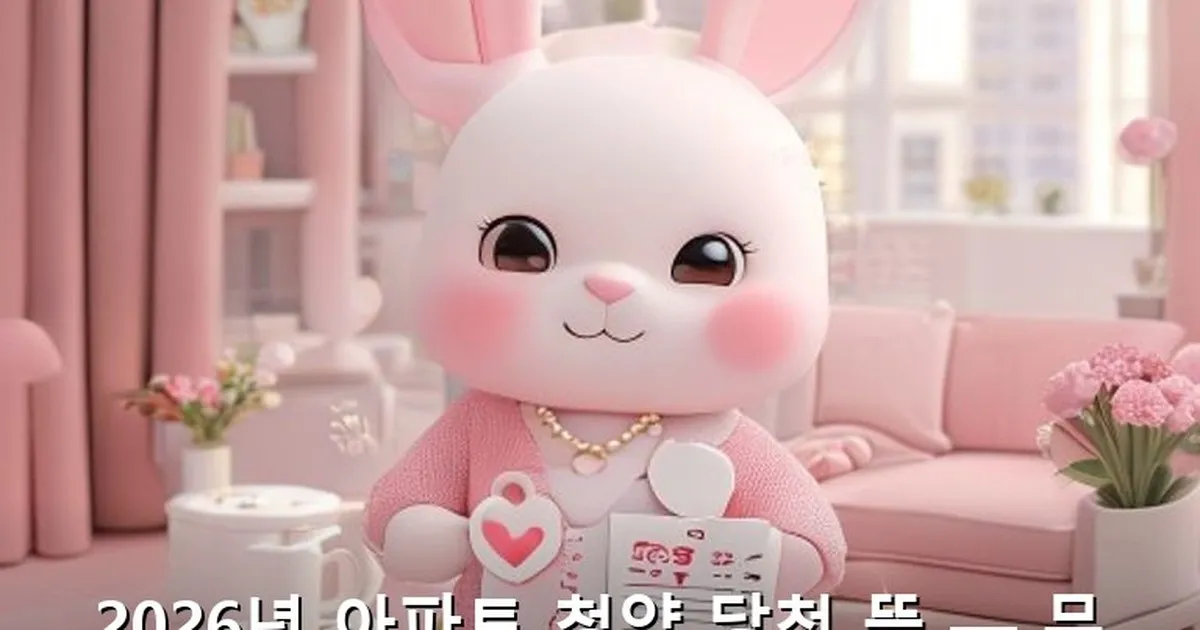 아파트 청약 당첨 뜻 - bbchu12.co.kr 캐릭터