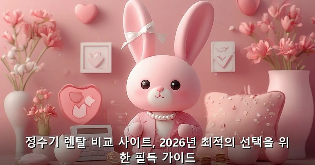 정수기 렌탈 비교 사이트 - bbchu12.co.kr 캐릭터