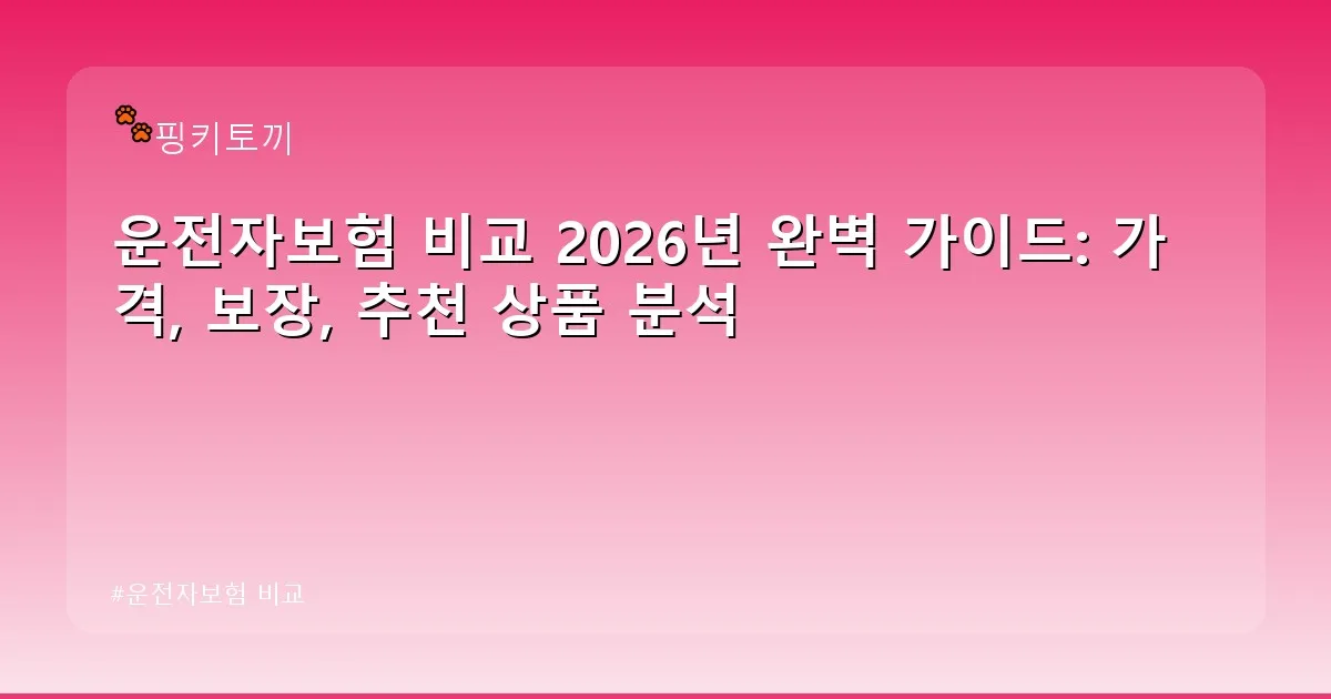 운전자보험 비교 - bbchu12.co.kr 캐릭터